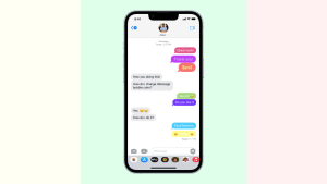 Can you change your text background on iMessage