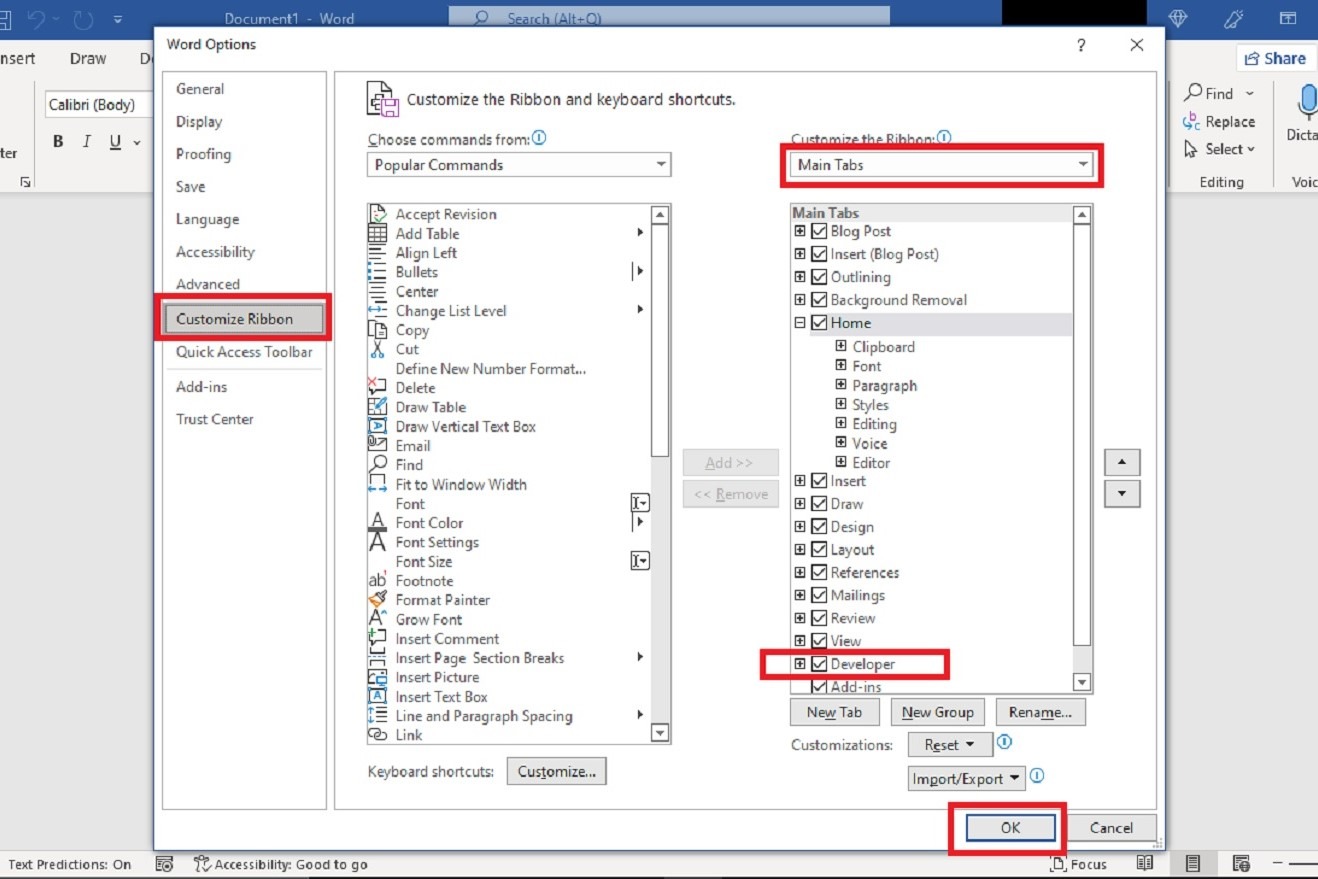 Can I print a document with interactive checkboxes