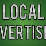 Illustration of planning a local advertising campaign in the UK with strategy steps.