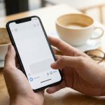 Business owner learning how to respond to messages on Instagram using smartphone communication tools