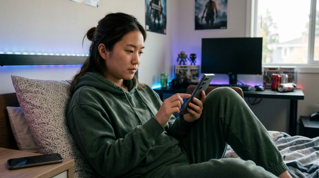 Smartphone cooling during an extended gaming session