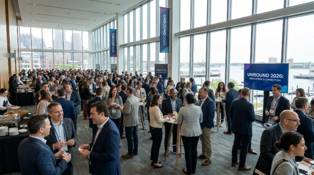 Attendees networking at UNBOUND 2026 Seaport District Boston