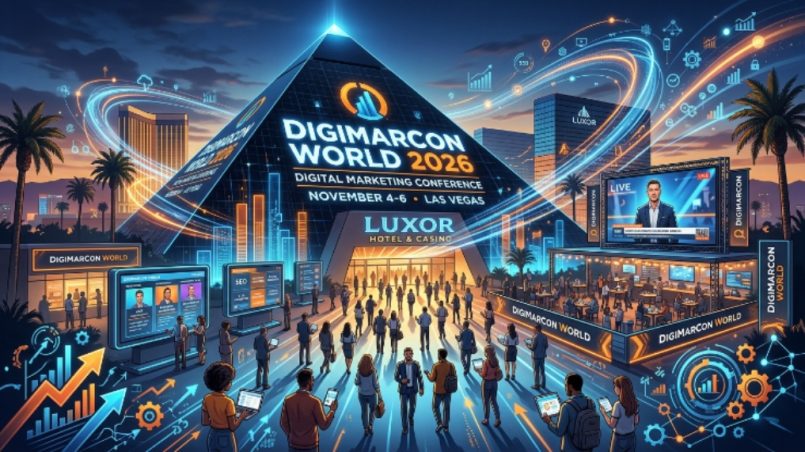 DigiMarCon World 2026 digital marketing conference at Luxor Hotel Las Vegas November 4 to 6